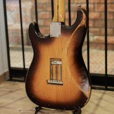 Nacho Guitars Mid 50s Contour Body #5024 Heavy Aging Sunburst Medium Soft V Neck_5