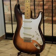 Nacho Guitars Mid 50s Contour Body #5024 Heavy Aging Sunburst Medium Soft V Neck_6
