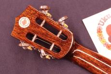 UMA UK-20 SC Gloss Black Mahogany Slot-head Concert Ukulele #5651_8