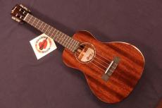 UMA UK-20 ST Gloss Black Mahogany Slot-head Tenor Ukulele #5652_5
