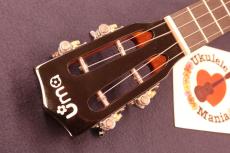 UMA UK-20 ST Gloss Black Mahogany Slot-head Tenor Ukulele #5652_6