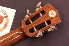 UMA UK-20 ST Gloss Black Mahogany Slot-head Tenor Ukulele #5652_8