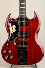 Epiphone 1964 SG Standard Reissue With Maestro Vibrola Cherry Red Left-Hand