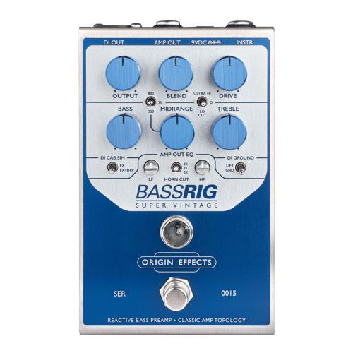 ORIGIN EFFECTS ORIGIN EFFECTS BassRIG Super Vintage ベース用アナログキャビネットシミュレーターDI D.I. プリアンプ