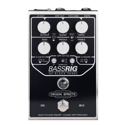 ORIGIN EFFECTS ORIGIN EFFECTS BassRIG ’64 Black Panel ベース用アナログキャビネットシミュレーターDI D.I. プリアンプ