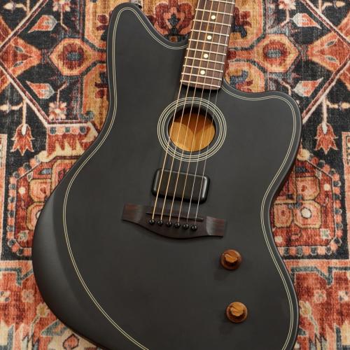 Fender Acoustasonic Standard Jazzmaster Black【チョイキズ特価】 【旧価格!】