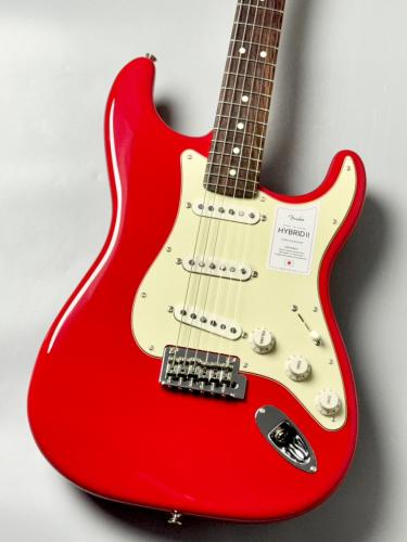 Fender Made in Japan Hybrid II Stratocaster RW -Modena Red-#JD25020674【3.50kg】