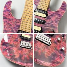 Suhr Custom Modern Rosted Ash/Rosted Maple/Rosted Flame Maple -Pink Algae- 【波に漂う薔薇杢】_5