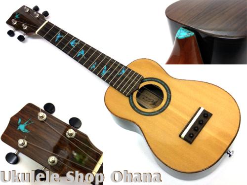 M's CRAFT [MS-191]ソプラノロング シトカスプルース/インドローズ 燕インレイ 中古委託