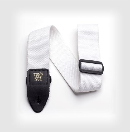 ERNIE BALL POLYPRO GUITAR STRAP/BASS STRAP WHITE P04036【ストラップ】