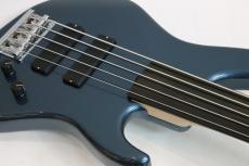 Sadowsky MetroLine ML24 MS5 ASH Fretless / Solid Dark Lake Placid Blue Metalic High Polish【5弦フレットレス】