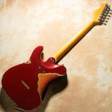 infinite Trad Fullsize T Dark Candy Apple Red on 3TS Heavy Aged_4