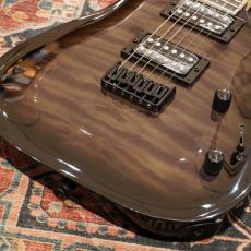 Jackson JS Series Dinky Arch Top JS32Q DKA HT, Amaranth Fingerboard, Transparent Black Burst_3