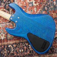 Sadowsky MetroLine ML21 VP4 Ash 4-String Ocean Blue Transparent Satin_8