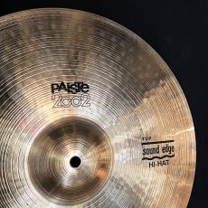 Paiste 2002 Sound Edge Hihat 15" Pair Black Logo 2018年製_2