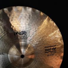 Paiste 2002 Sound Edge Hihat 15" Pair Black Logo 2018年製_6