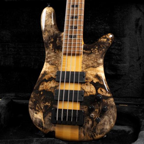 Spector Custom Shop NS-5 Buckeye Burl/Flame Maple