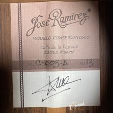 Jose Ramirez [ホセ・ラミレス] 【値下げしました!】　Conservatorio　2013年製_6