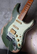 Fender Custom Shop Alley Cat Stratocaster Heavy Relic FRT / Faded Army Drab Green_2