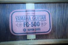 YAMAHA FG-500 / Red Label・Original Peg・Solid Spruce Top・Solid Jacaranda Back・Jacaranda Side・Ebony Fingerboard and Bridge・Maple Binding・Original Pick-guard【With Original Hard Case】1972年製_16