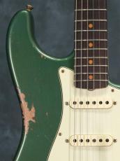 Fender Custom Shop Limited 1964 L-Serial Stratocaster Heavy Relic Aged Sherwood Metallic_6