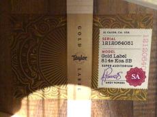 Taylor Gold Label 814e Koa SB_10