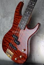 Valley Arts Custom Pro USA Bass / Brown Quilt TOP_2
