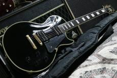 Orville Les Paul Custom 1990 w/ Monty's Guitars Full Monty Humbucker Pickups Open Black Set_2