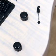 Balaguer Guitars Diablo Standard with Evertune Bridge, Satin Trans White_8