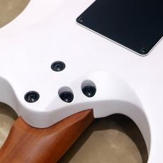 Balaguer Guitars Diablo Standard with Evertune Bridge, Satin Trans White_9