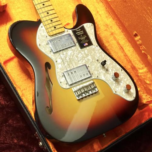 Fender American Vintage II 1972 Telecaster Thinline 3-Color Sunburst