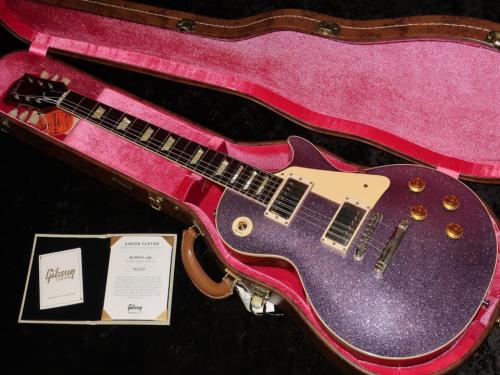Gibson Custom Shop Murphy Lab 1957 Les Paul Standard Reissue Purple Sparkie Top Ultra Light Aged Dealer Select