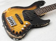 XOTiC XJ-1T 5st Heavy Aged ~2 Tone Sunburst / Black Filler~ #3567 [4.44kg]_3