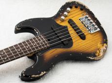 XOTiC XJ-1T 5st Heavy Aged ~2 Tone Sunburst / Black Filler~ #3567 [4.44kg]_9