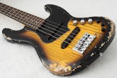 XOTiC XJ-1T 5st Heavy Aged ~2 Tone Sunburst / Black Filler~ #3567 [4.44kg]_10