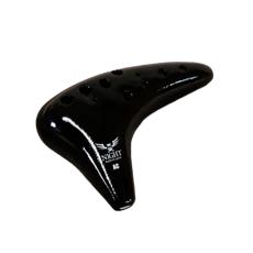 NIGHT C-ACB ブラック オカリナ クラシック アルトC調 陶器製