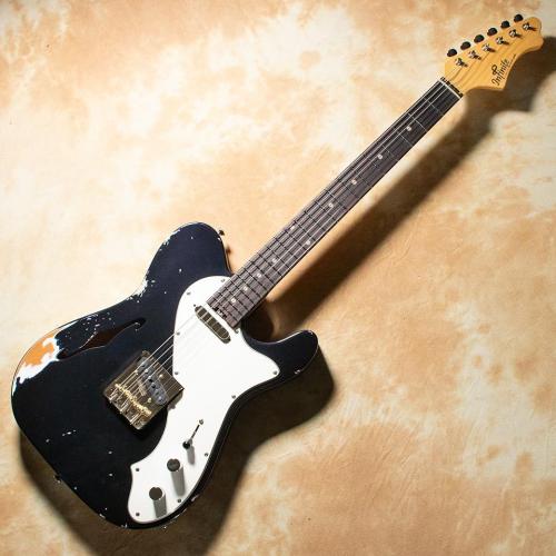infinite Trad Fullsize T Hollow Mercedes Blue Heavy Aged w/ Bare Knuckle 68 Stagger【受注生産】