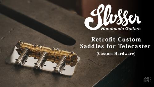 Slusser Handmade Guitars Retrofit Custom Saddles (テレキャスター用・カスタムパーツ)