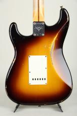 Fender Custom Shop 1957 Stratocaster Relic Wide Fade 2 Color Sunburst 2021_7