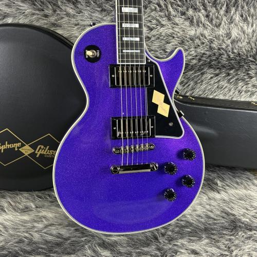 Epiphone Inspired by Gibson Custom Les Paul Custom Amethyst Sparkle