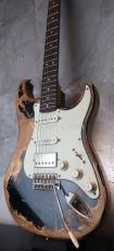 LsL Instruments Super Custom Saticoy Classic S Style SSH / Age & Rub Through / Aging Black_8