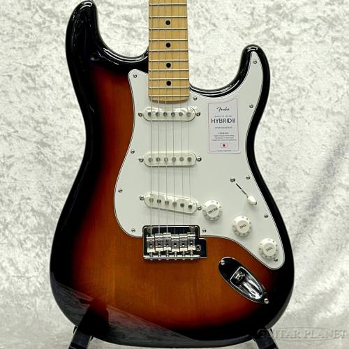 Fender Made In Japan Hybrid II Stratocaster -3 Tone Sunburst/Maple-【JD26013571】【3.44kg】