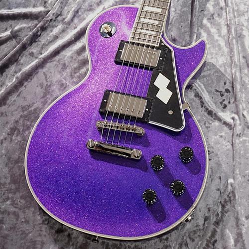 Epiphone 【NEW】【スリムネック】 Inspired by Gibson Custom Les Paul Custom Amethyst Sparkle #26031526947 [4.05kg] [送料込]