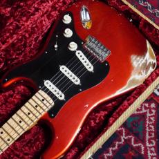 Fender Custom Shop 1959 Stratocaster Heavy Relic Maple Neck Candy Apple Red_3