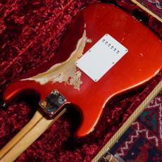 Fender Custom Shop 1959 Stratocaster Heavy Relic Maple Neck Candy Apple Red_5