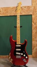 Fender Custom Shop 1959 Stratocaster Heavy Relic Maple Neck Candy Apple Red_11