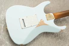 Red House Seeker S 24F SSH Heavy Aged w/Master Grade Roasted Flame Maple -Sonic Blue / SOB-【町田店】_8