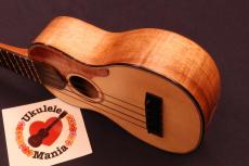 Tatsuya Mitsui [三井達也] Custom Spruce-top Curly Koa Long-neck Soprano Uklulele # 5655_2