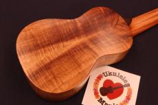 Tatsuya Mitsui [三井達也] Custom Spruce-top Curly Koa Long-neck Soprano Uklulele # 5655_3