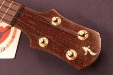 Tatsuya Mitsui [三井達也] Custom Spruce-top Curly Koa Long-neck Soprano Uklulele # 5655_6